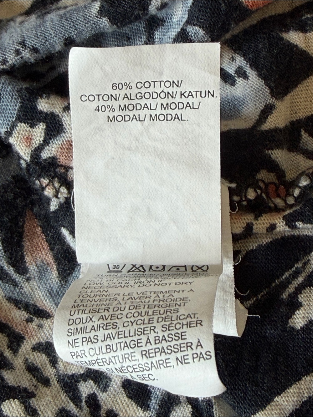 Lucky Brand Floral Peasant Shirt V Neck with Pleating Boho Wedtern Size Large - Picture 12 of 15